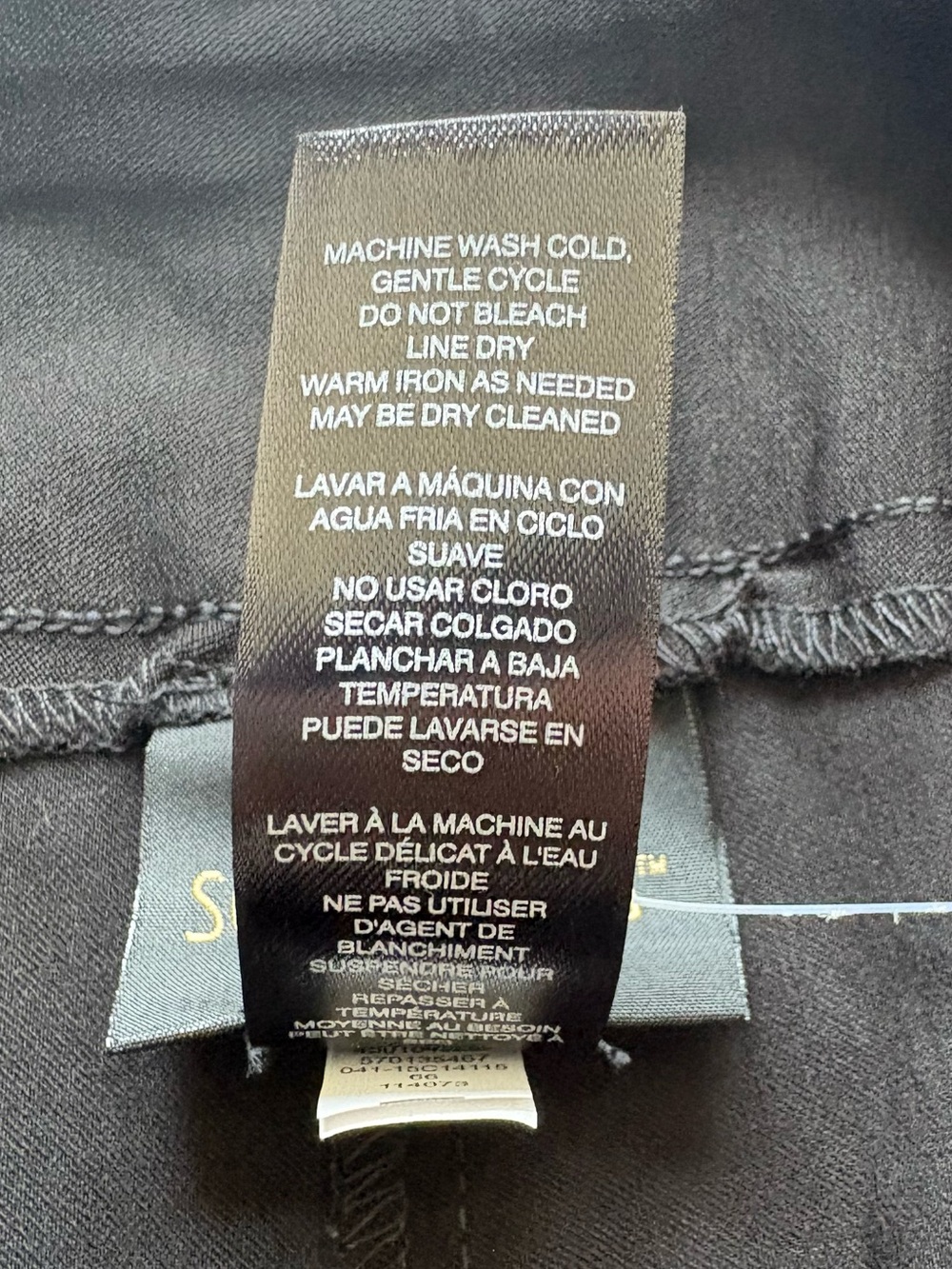 NWT Chico's So Slimming Brigitte Crop Pants Black Pull On Size 0.5 (Women's 6) - Picture 7 of 10